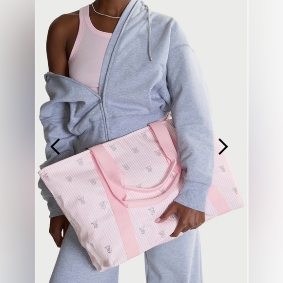 VICTORIA'S SECRET Heritage Stripe Tote Bag, New - Picture 5 of 6